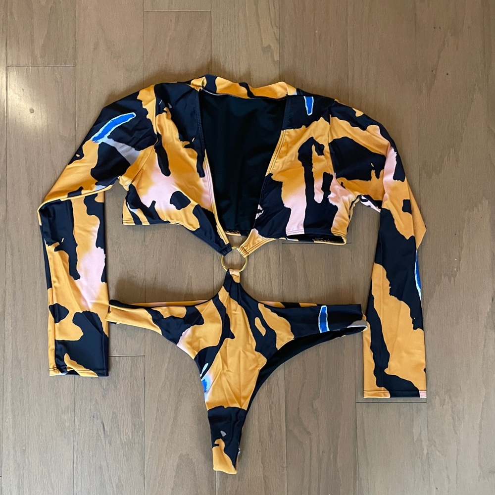 NWT MATTE COLLECTION one piece swim